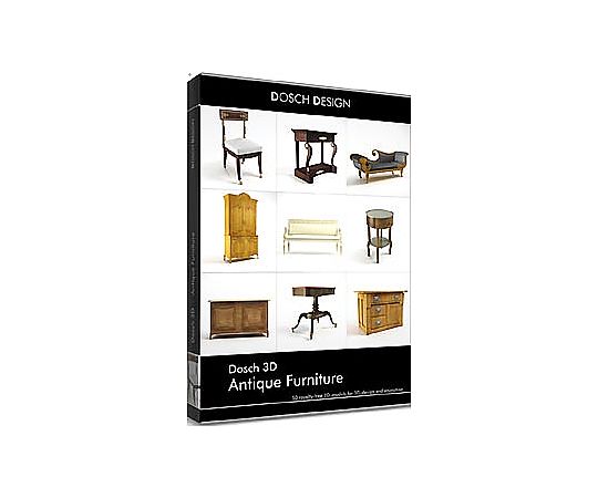 67-7513-01 DOSCH 3D：Antique Furniture D3D-ANF 【AXEL】 アズワン