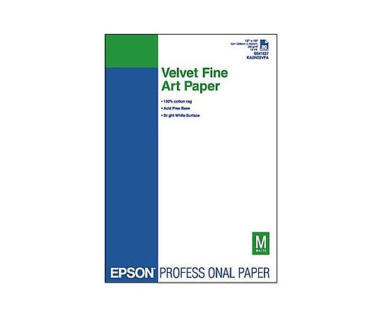 セイコーエプソン Velvet Fine Art Paper (A3ノビ/20枚) KA3N20VFA
