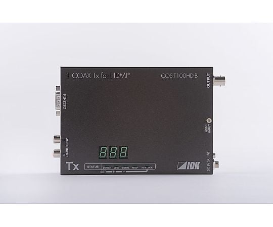 67-7632-68 HDMI単芯同軸ケーブル延長送信器（1芯） COS-T100HD-B