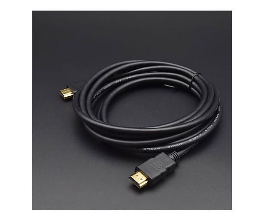 アズワン(AS ONE) 3.0m HDMIケーブル(プレミアム) EA940PM-84 入数：1個 HDMIケーブル Premiumモデル 3.0m　JTHDMI30-BK