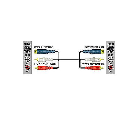 67-7661-43 Sビデオコード VC-S410G 【AXEL】 アズワン