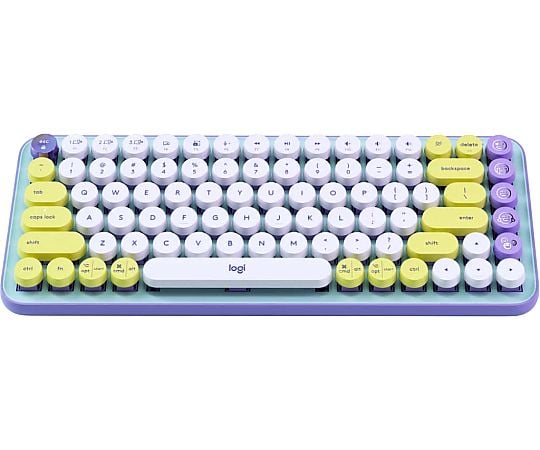新品 Logicool POP Keys パープル ワイヤレスキーボード Amazon.com: Logitech POP Keys Mechanical Wireless Keyboard