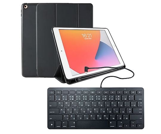 67-7738-23 iPad 10.2（第9・8・7世代）対応 耐衝撃フラップケース+