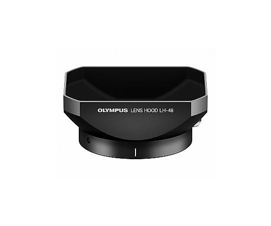 【OLYMPUS】 レンズフード LH-48 角型 金属製 ブラック