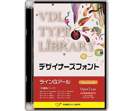 67-7824-66 VDL TYPE LIBRARY デザイナーズフォント OT（Std