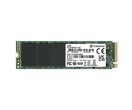 67-7890-90 PCIeSSD 2TB、M.2 2280、PCIe Gen3x4、NVMe、3D TLC、DRAM