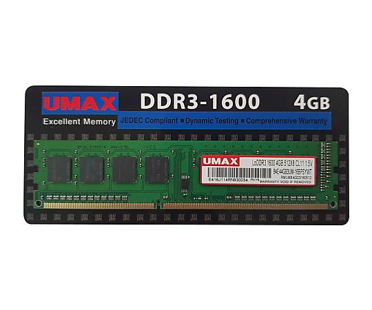 UMAX UM-DDR3S-1600-4GB - PCパーツ