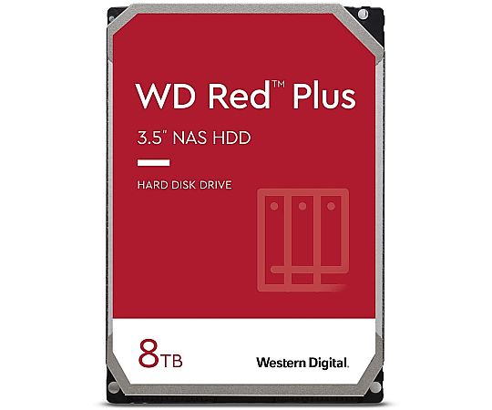 67-7898-63 WD Red Plus 3.5インチ内蔵HDD 2TB SATA 6Gb/s