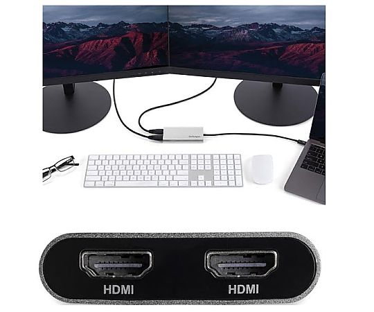 Thunderbolt 3 2 HDMI 4K 60Hz Mac Windows TB32HD24K60