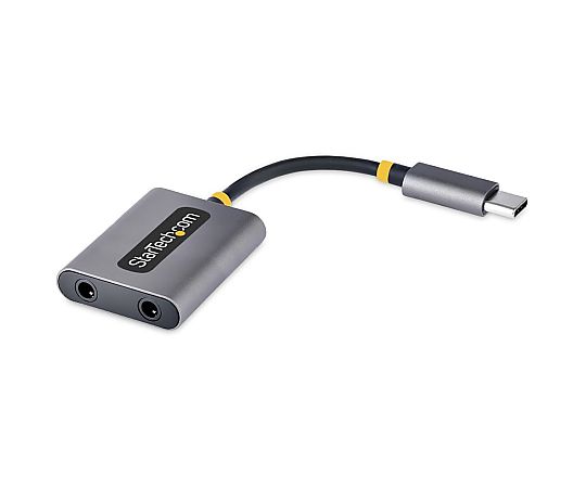 67-7962-20 オーディオスプリッター/USB-C接続/2ポート 3.5mm 4極