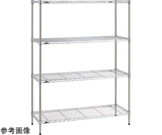 67-7967-52 ベーシックシリーズ ワイヤーシェルフ W900×D300×H1900mm 5