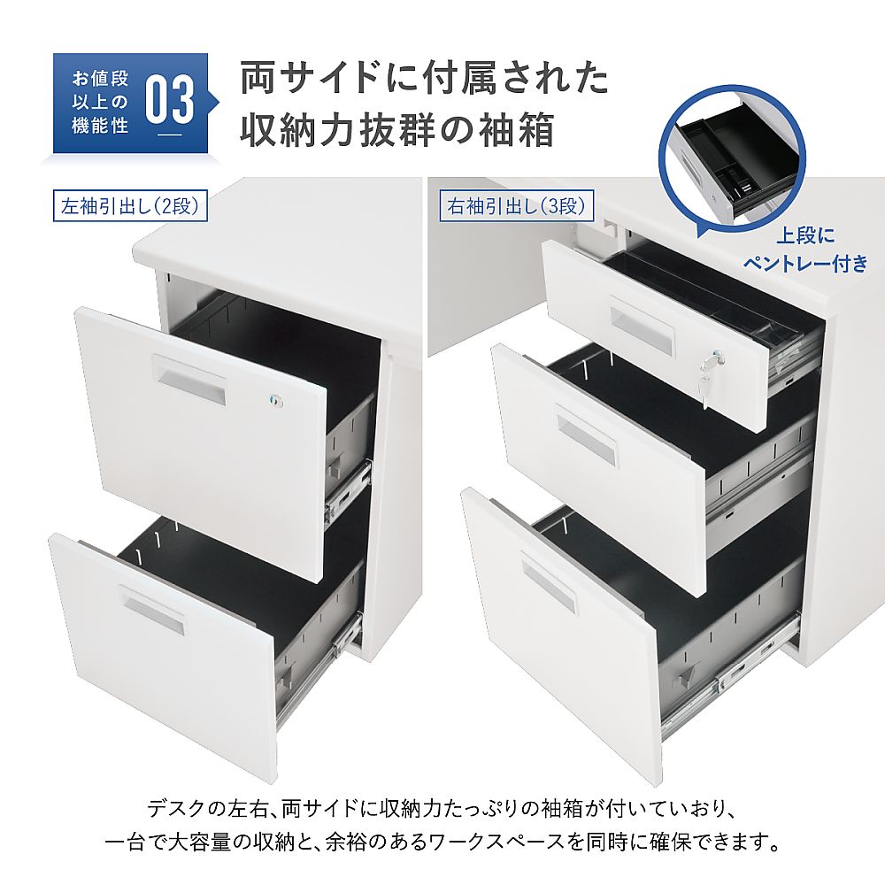 67-7969-83 事務用両袖机 W1600 ニューグレー KD-167W 【AXEL