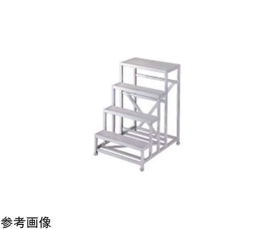 67-7979-37 組立式作業台 ライトステップ 天板高さ（m）：1.2