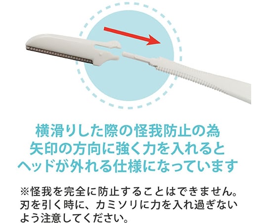 67-8030-08 L字カミソリ（セーフガード付） FV-KS-002（50本入） FV-KS