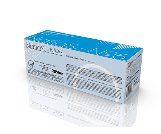 67-8030-72 ナフィアスN95マスク 個包装 30枚×10箱入 NFS-9502 Medium