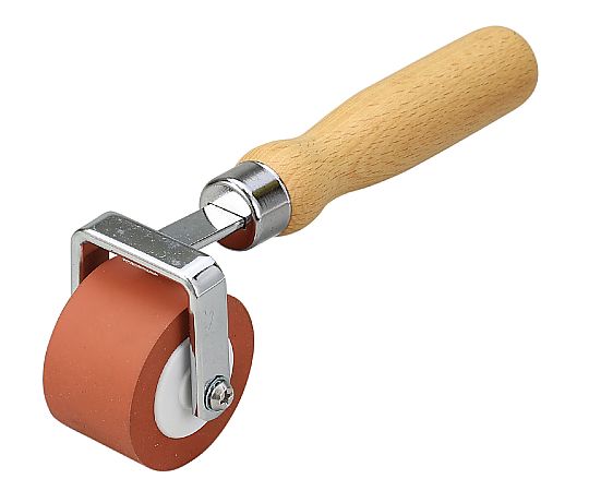 67-8061-23 転圧ゴムローラー 赤 φ45×50mm 21030 【AXEL】 アズワン