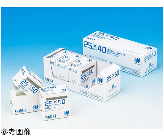 67-8063-83 ネオカバーグラス No.1 25×36mm 細胞診断用 200枚入