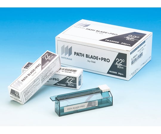 67-8066-33 ミクロトーム用替刃 PATH BLADE+PRO 35゜ 80mm 50枚 67-8066-33 ミクロトーム用替刃 PATH BLADE+PRO 35゜ 80mm 50枚
