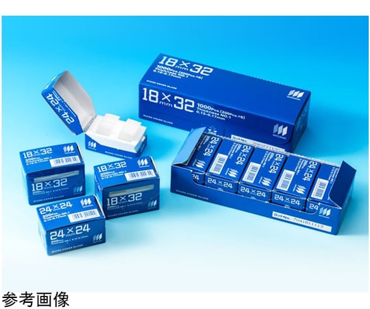 67-8066-56 カバーグラス No.1 25×25mm 200枚入 C025251 【AXEL