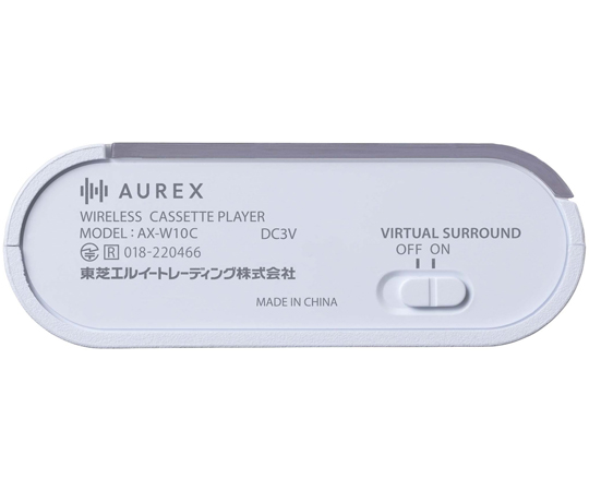 67-8091-07 AUREX ワイヤレスカセットプレーヤー カセットクリア