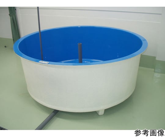 67-8096-06 アース式FRP水槽 丸型 Φ2100×910mm MF-2000S 【AXEL
