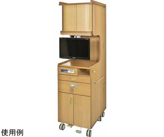 パイン材のファックス台　引き出し2段　中古品 パイン材のファックス台 引き出し2段 中古品 パイン材の
