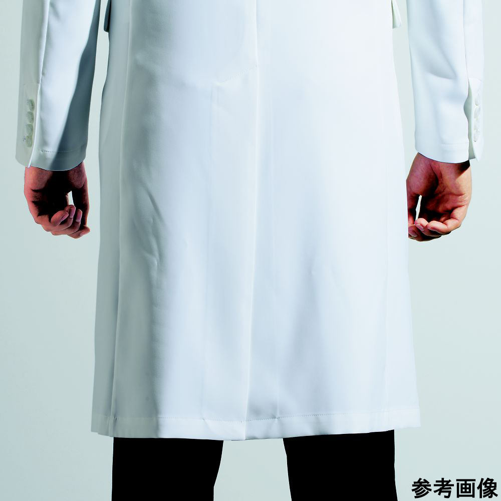 67-8190-80 メンズ診察衣 ホワイト L KZN209-10 L 【AXEL】 アズワン