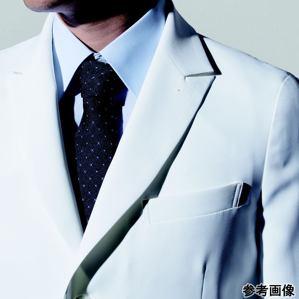 67-8190-82 メンズ診察衣 ホワイト 3L KZN209-10 3L 【AXEL
