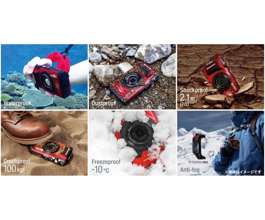 TG-7　デジタルカメラ RED TG-7 RED 防水防塵デジタルカメラ Tough TG-7 OM SYSTEM レッド