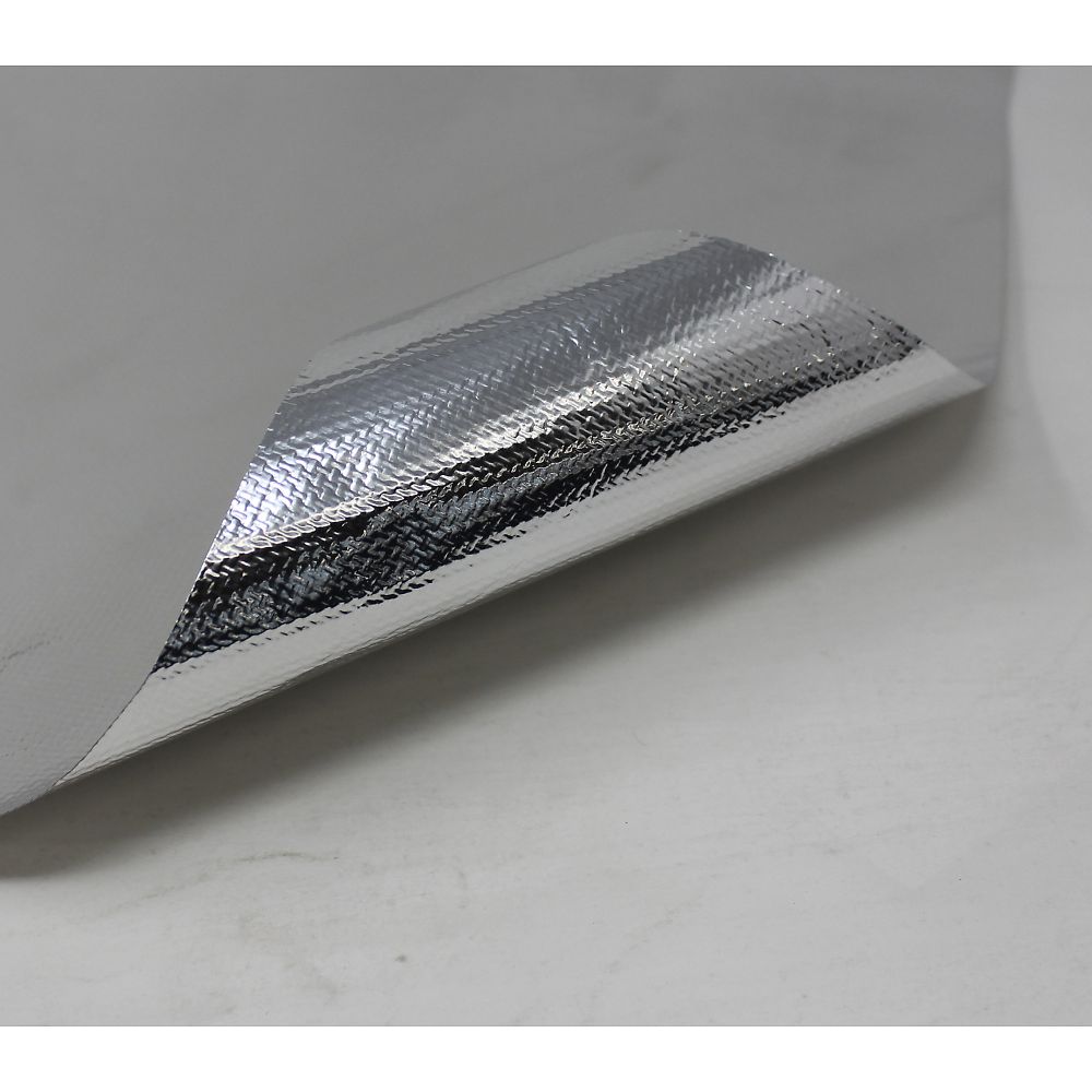 両面アルミガラスクロス遮熱不燃シート 1.8×1.8m　AZ-DAG180180S-1