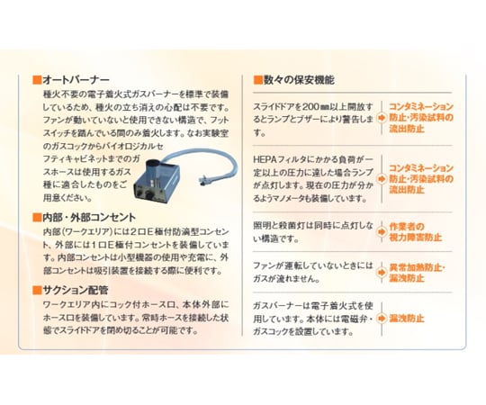 67-8735-67 バイオロジカルセフティキャビネット クラスⅡタイプA2 SC