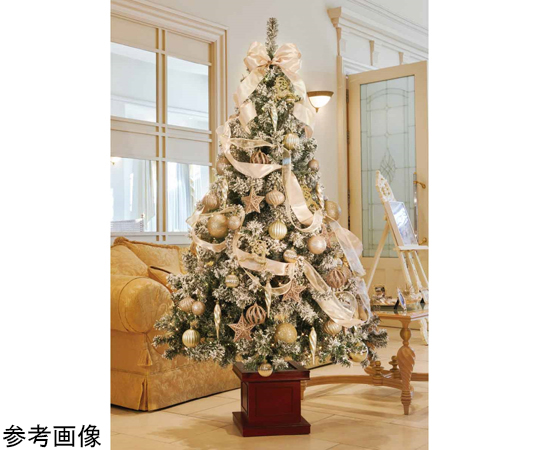 ベース付きデラックスクリスマスツリーセット スノー 高さ180cm　38-14-2-2