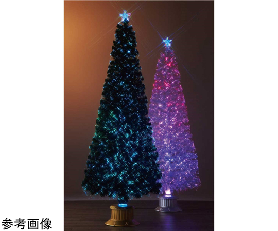 67-8936-90 ヌード光ファイバークリスマスツリーホワイト 240cm 38-25