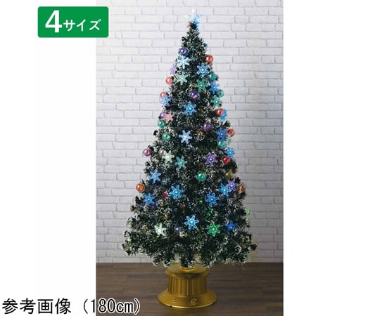 67-8937-11 スノーチップ ファイバークリスマスツリー 高さ210×幅90cm ...