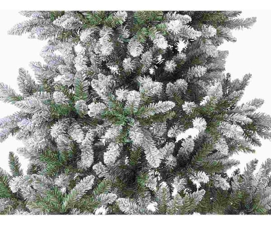 ［受注停止］デラックススノークリスマスツリー グリーンホワイト 高さ120×幅80cm 38-30-2-1