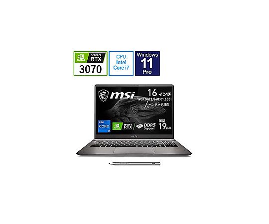 ［受注停止］Creator-Z16P-B12UGST-013JP ゲーミングノートパソコン Creator Z16P B12U ルナグレー  [16.0型 /Windows11 Pro /intel Core i7 /メモリ：32GB /SSD：1TB /無し /日本語版キーボード