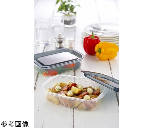 楽ちんパック浅型550mL BK　1848