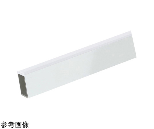 67-9226-78 アルミ角パイプ 2.0×75×75 1m ホワイト 4本組