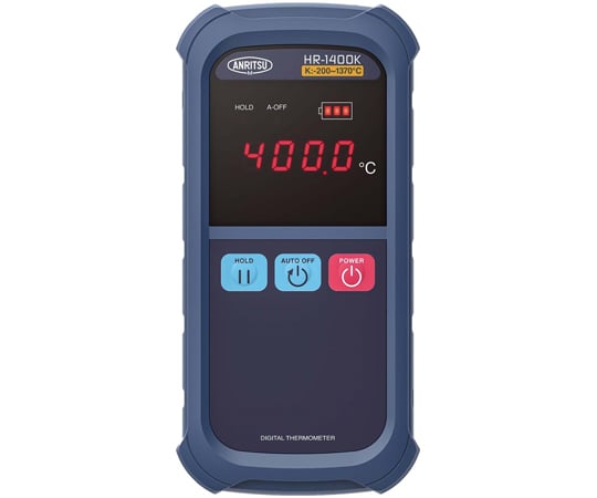 ハンディタイプ温度計測器 LED表示モデル K熱電対タイプ HR-1400Kas1-67-9233-05