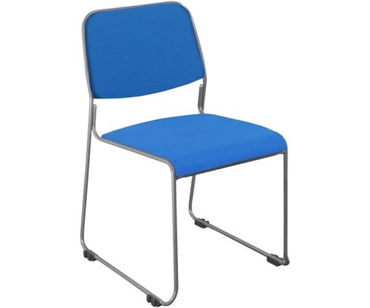 スタッキングチェアNSF NSF-002シリーズ カグクロ 【AXEL】 アズワン