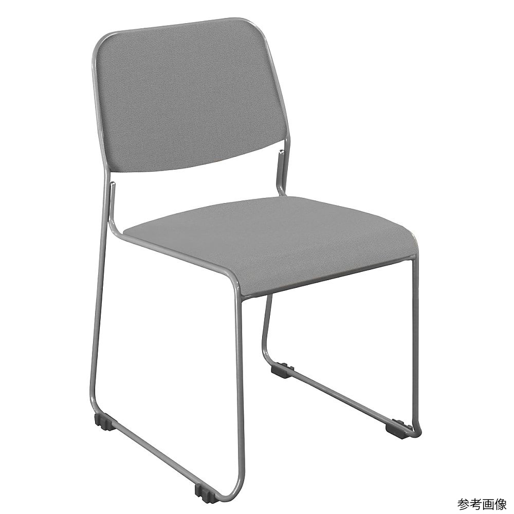67-9240-37 スタッキングチェアNSF ファブリック グリーン NSF-002F-GR