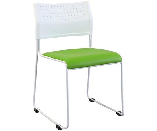 67-9240-42 スタッキングチェアNPT グリーン NPT-001V-GR 【AXEL
