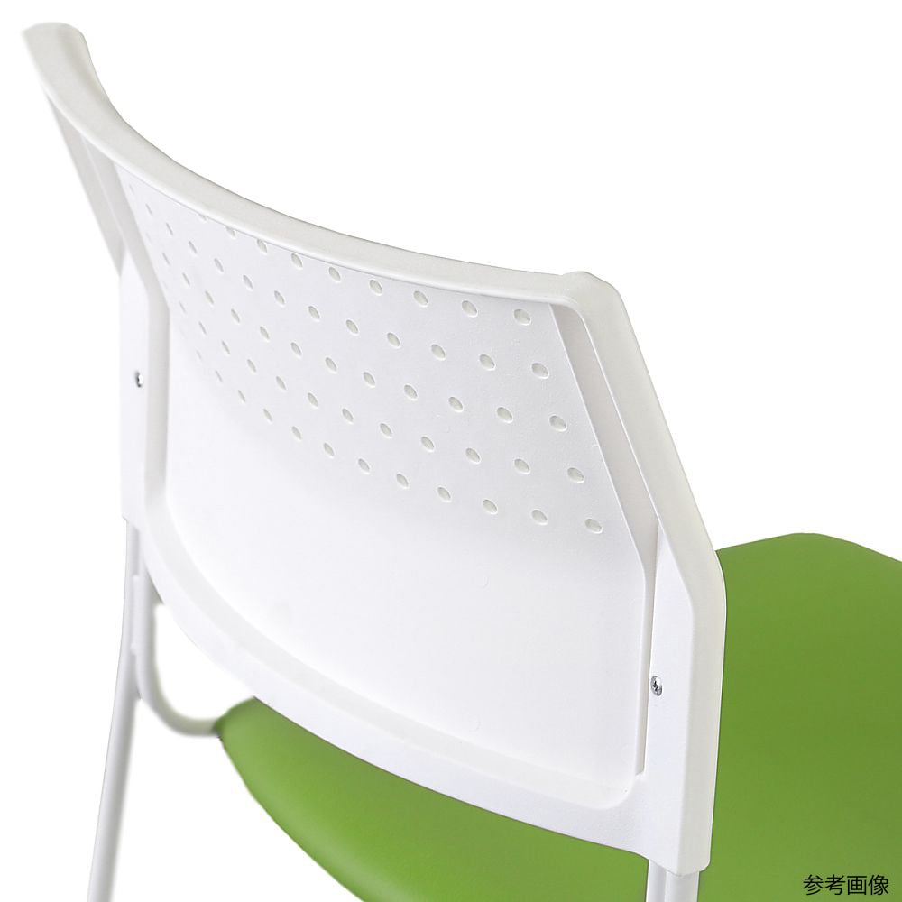 67-9240-42 スタッキングチェアNPT グリーン NPT-001V-GR 【AXEL