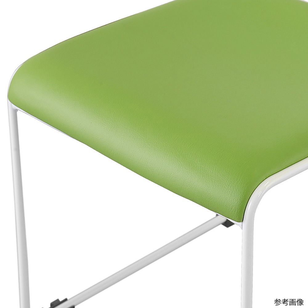 67-9240-42 スタッキングチェアNPT グリーン NPT-001V-GR 【AXEL
