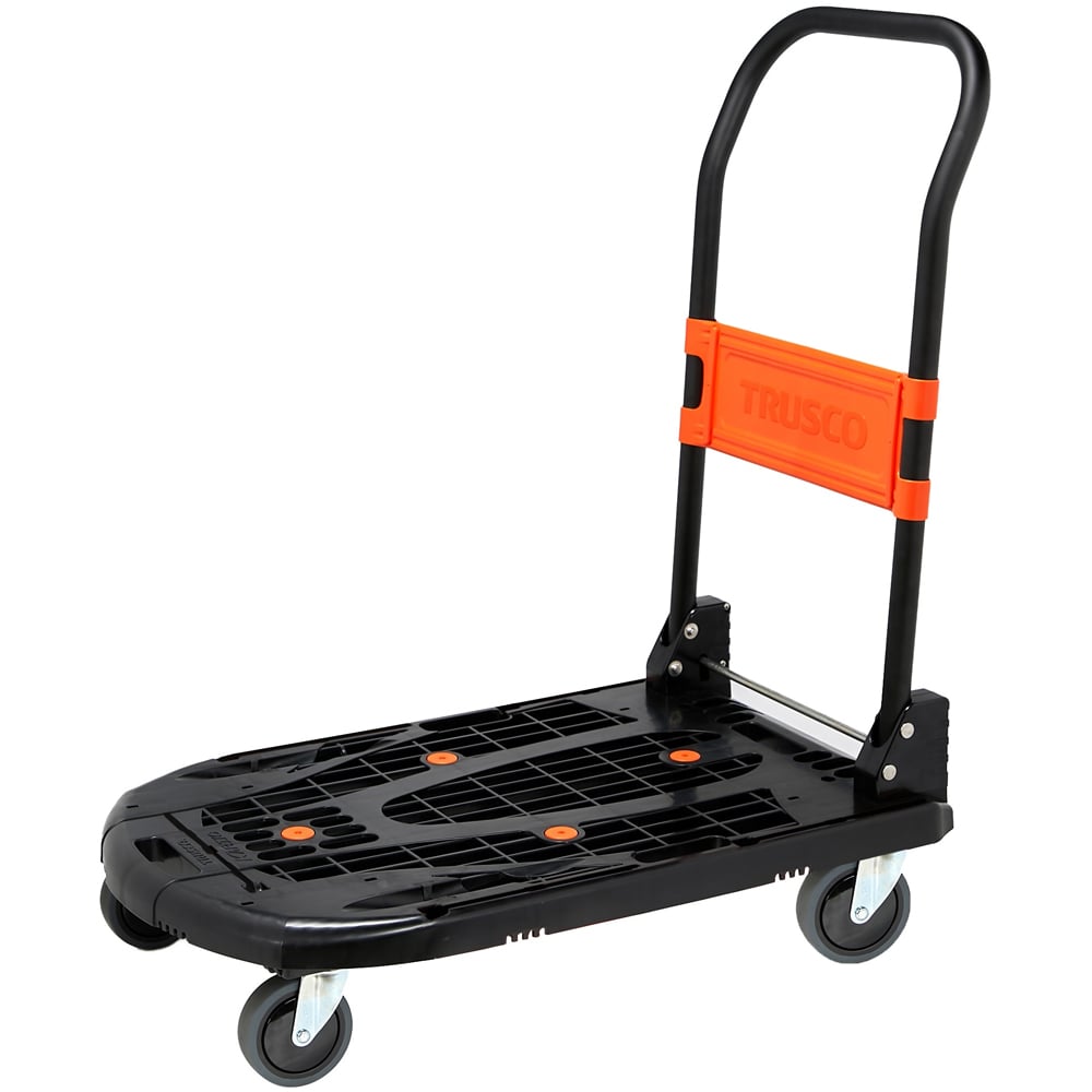 トラスコ中山　ドーリー75Lオリコン用ナイロン車輪6輪自在片側ガード無しブルー 　OCD75BNB | ＴＲＵＳＣＯ ＯＣドーリー ７５Ｌオリコン用 ナイロン車輪