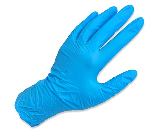 ニトリル手袋 ブルー Mサイズ　MCH-A167-NTR-M