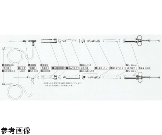 テーハー式連続分注器 JS型（ステンレス鋼弁型） 2.0～10.0mL　JS-10