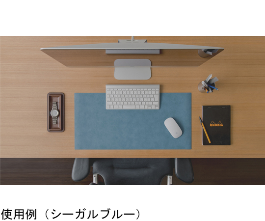 67-9283-11 THE DESKMAT 12 レザー調PVCデスクマット シーガルブラック