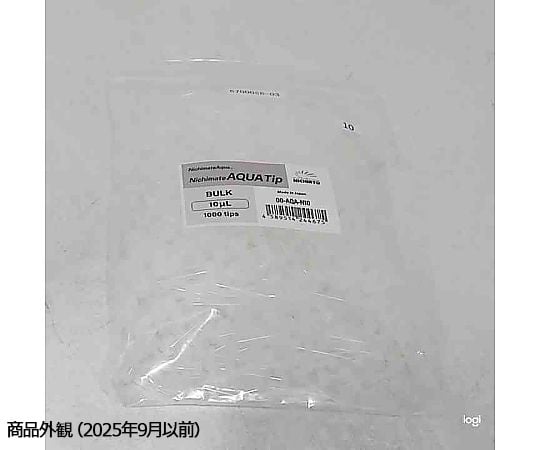 67-9287-73 NichimateAQUA Tip （バルク） 0.1～10μL用 1000本入 00