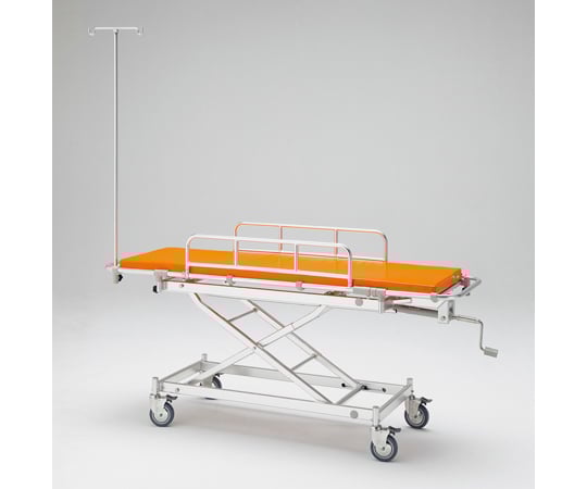 67-9308-43 MRI用ストレッチャー 590×1900×495～860mm MR-UD-3T 【AXEL